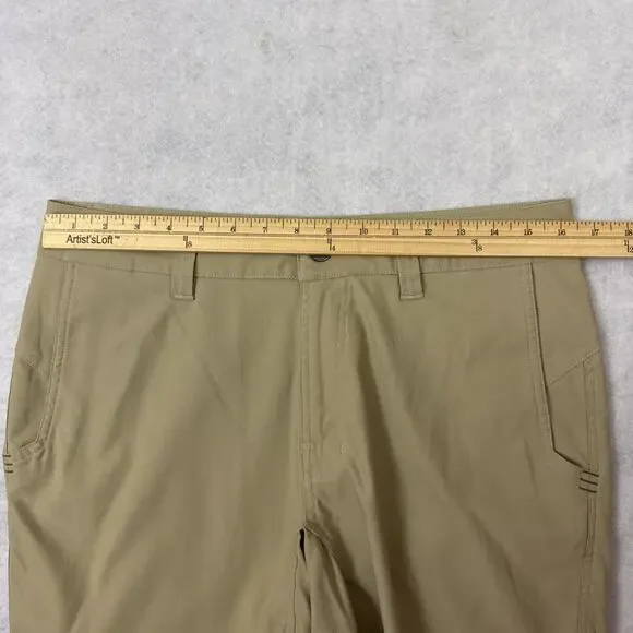 Stio Shorts Mens 32 Coburn Chino Tan Nylon Hiking Performance Gorpcore - Picture 4 of 12